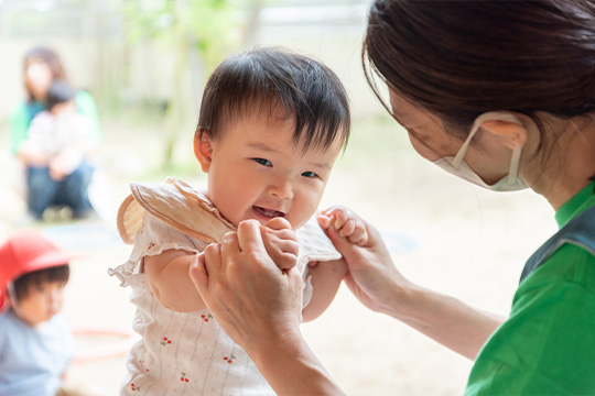 柳川幼稚園のこども達