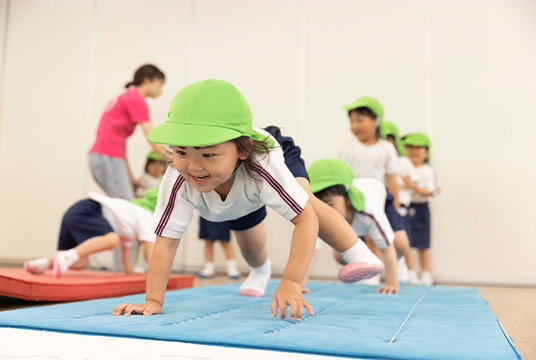 柳川幼稚園のこども達